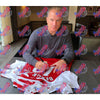 Arsenal FC Framed Bergkamp Signed Shirt Image 2