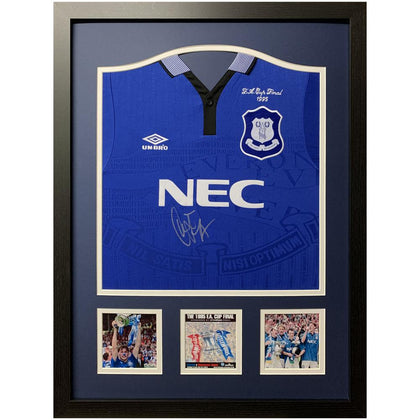 Everton FC Framed Ferguson Signed Shirt Image 1