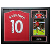 Manchester United FC Framed Rashford Signed Shirt Image 1