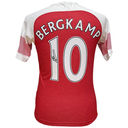 Arsenal FC Bergkamp Signed Shirt Image 1