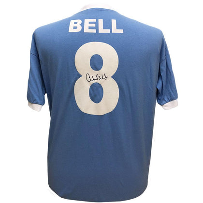 Manchester City FC Bell Signed Shirt Image 1
