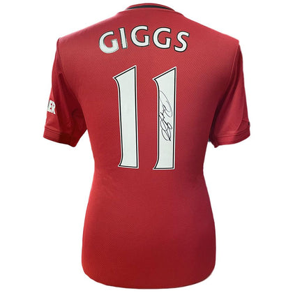 Manchester United FC Giggs Signed Shirt Image 1