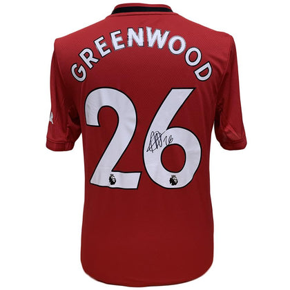 Manchester United FC Greenwood Signed Shirt Image 1
