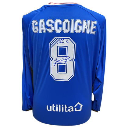 Rangers FC Gascoigne Signed Shirt Image 1