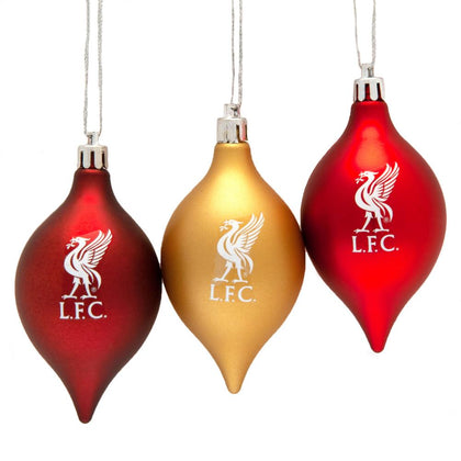 Liverpool FC Christmas Vintage Baubles Image 1