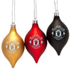 Manchester United FC Vintage Christmas Baubles Image 1