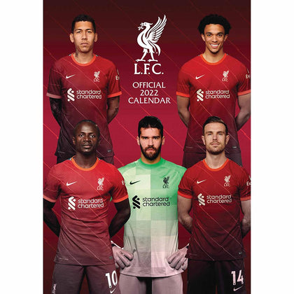 Liverpool FC 2022 Calendar Image 1
