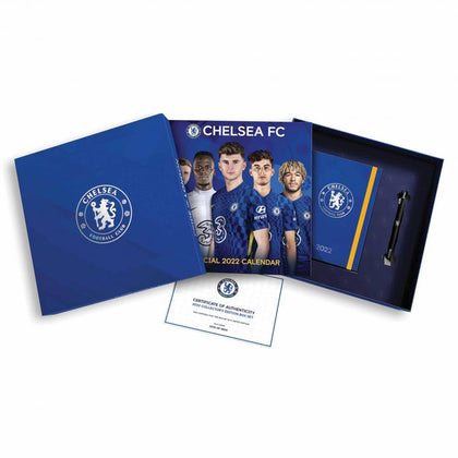 Chelsea FC Collectors 2022 Calendar Gift Set Image 1