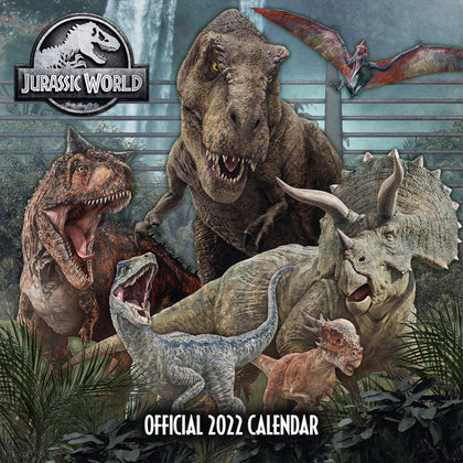 Jurassic Park Jurassic World 2022 Calendar Image 1