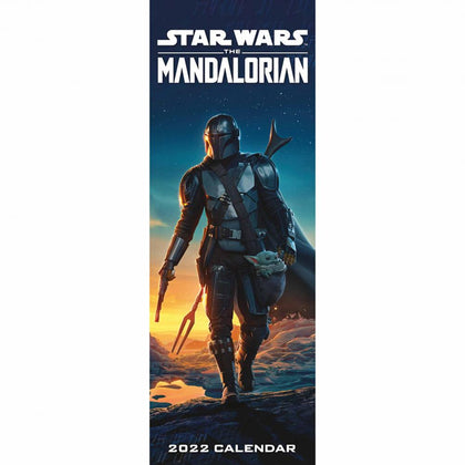 Star Wars The Mandalorian 2022 Slim Calendar Image 1