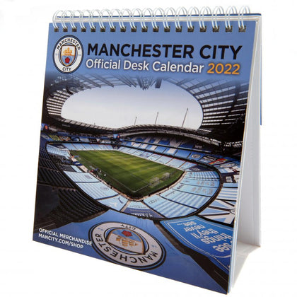 Manchester City FC 2022 Desktop Calendar Image 1
