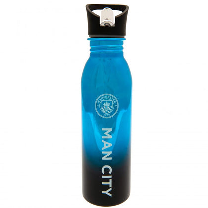 Manchester City FC UV Metallic Drinks Bottle Image 1