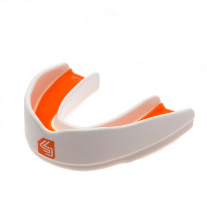 Shock Doctor Youths White-Orange Ultra Rugby Mouthguard Image 1