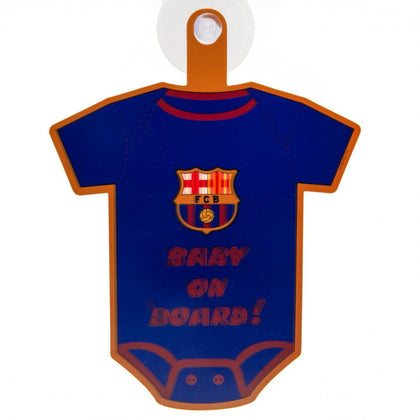 FC Barcelona Baby On Board Car Decoration Image 1