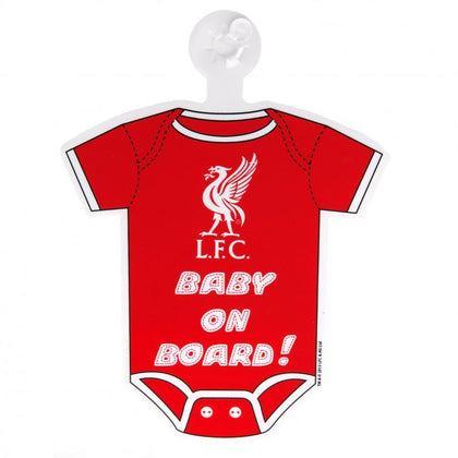 Liverpool FC Baby On Board Car Decoration Image 1