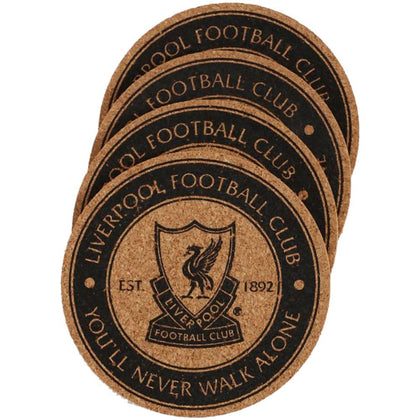 Liverpool FC Cork Coaster Set Image 1