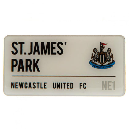 Newcastle United FC Street Sign Fridge Magnet Image 1