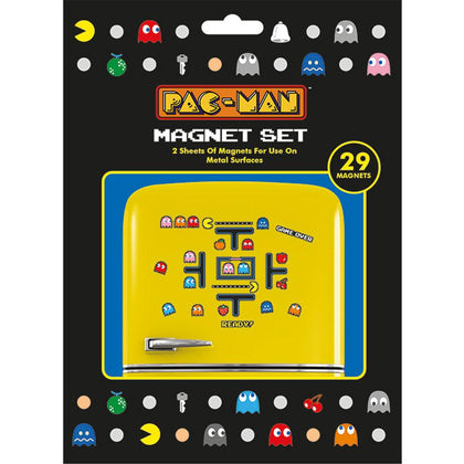 Pac Man Fridge Magnet Set Image 1