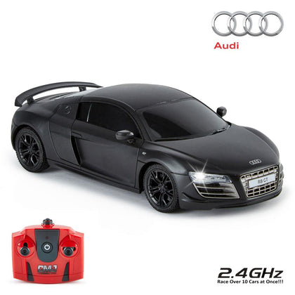 Audi R8 GT 1:24 Scale Radio Controlled Car Black Image 1