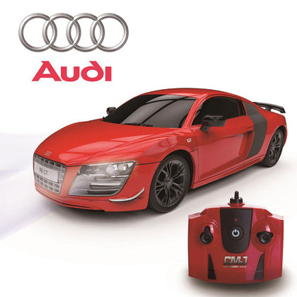 Audi R8 GT 1:24 Scale Radio Controlled Car Red Image 1