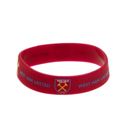 West Ham United FC Silicone Wristband Image 1