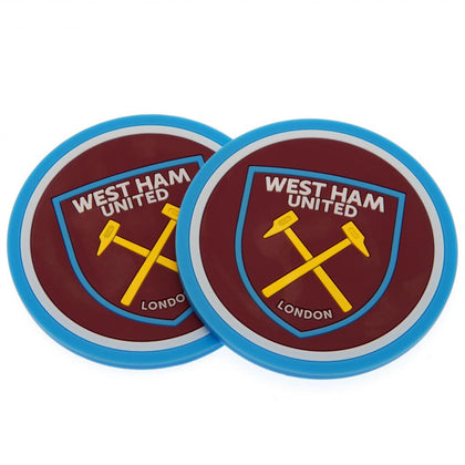 West Ham United FC Coaster Set Image 1