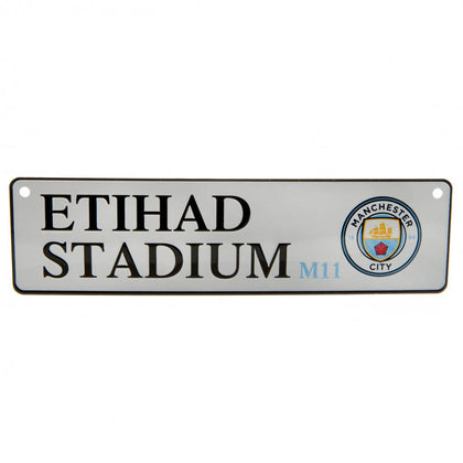 Manchester City FC Metal Window Sign Image 1