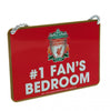 Liverpool FC No1 Fan Metal Bedroom Sign Image 1