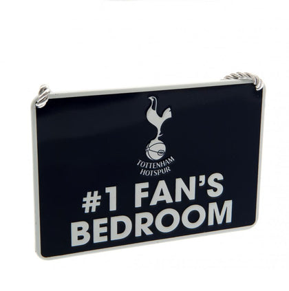 Tottenham Hotspur FC No1 Fan Metal Bedroom Sign Image 1