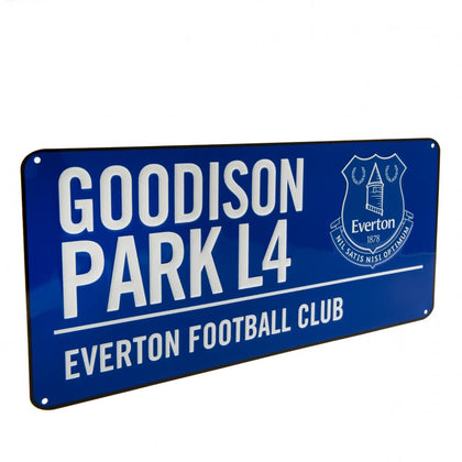 Everton FC Metal Street Sign Image 1