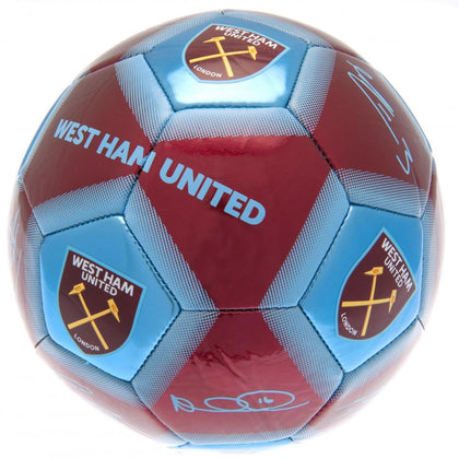 West Ham United FC Signature Football Image 1