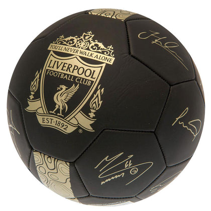 Liverpool FC Gold Phantom Signature Football Image 1