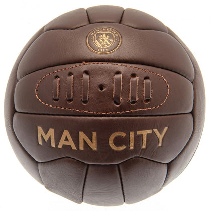 Manchester City FC Retro Heritage Football Image 1
