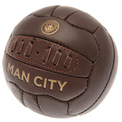 Manchester City FC Retro Heritage Mini Ball Image 1