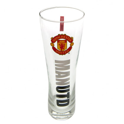 Manchester United FC Tall Beer Glass Image 1