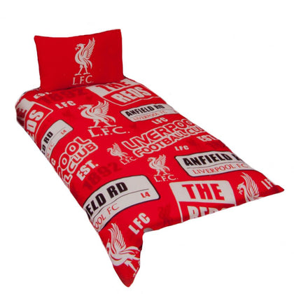 Liverpool FC Single Duvet Set Image 1