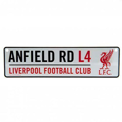 Liverpool FC Metal Window Sign Image 1