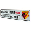 Watford FC Metal Window Sign Image 3