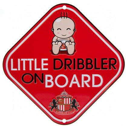 Sunderland AFC Little Dribbler Metal Sign Image 1