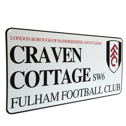 Fulham FC Metal Street Sign Image 1