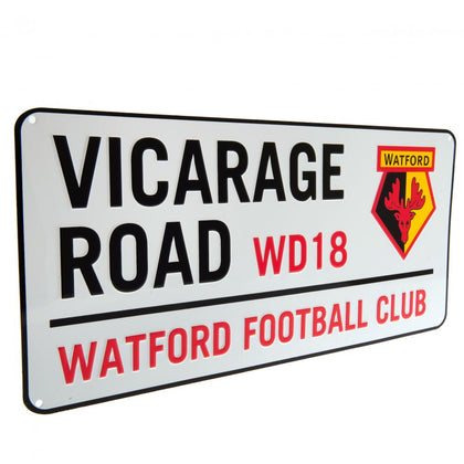 Watford FC Metal Street Sign Image 1
