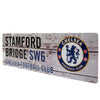 Chelsea FC Rustic Metal Garden Sign Image 2