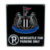 Newcastle United FC No Parking Metal Sign Image 3