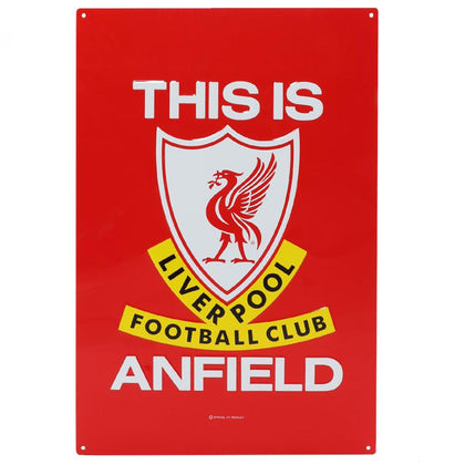 Liverpool FC TIA Large Metal Sign Image 1