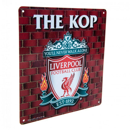 Liverpool FC The Kop Metal Sign Image 1