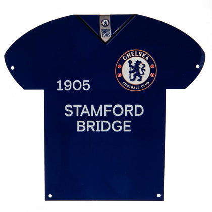 Chelsea FC Metal Shirt Sign Image 1