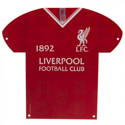 Liverpool FC Metal Shirt Sign Image 1