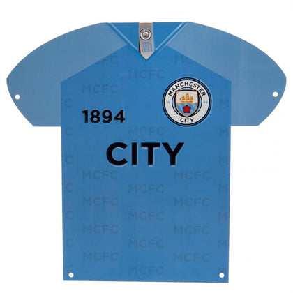 Manchester City FC Metal Shirt Sign Image 1