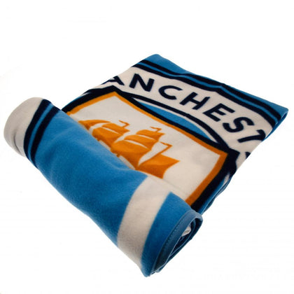 Manchester City FC Fleece Blanket Image 1