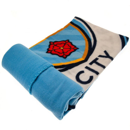 Manchester City FC Fleece Blanket Image 1